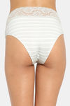 N-Gal Medium Rise Full Coverage Hipster Panty - White — thumbnail 3