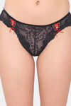 N-Gal Medium Rise Three-Fourth Coverage Bikini Panty (Pack of 2) - Black Blue — thumbnail 5