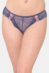 N-Gal Medium Rise Three-Fourth Coverage Bikini Panty (Pack of 2) - Black Blue — thumbnail 6