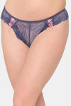 N-Gal Medium Rise Three-Fourth Coverage Bikini Panty (Pack of 2) - Black Blue — thumbnail 7