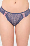 N-Gal Medium Rise Three-Fourth Coverage Bikini Panty (Pack of 2) - Black Blue — thumbnail 9