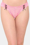 N-Gal Medium Rise Three-Fourth Coverage Bikini Panty (Pack of 2) - Black Pink — thumbnail 6