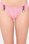 N-Gal Medium Rise Three-Fourth Coverage Bikini Panty (Pack of 2) - Black Pink — thumbnail 9