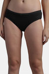 N-Gal Medium Rise Full Coverage Hipster Panty - Black — thumbnail 1