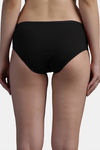 N-Gal Medium Rise Full Coverage Hipster Panty - Black — thumbnail 3