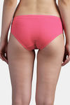 N-Gal Medium Rise Full Coverage Hipster Panty - Coral — thumbnail 3
