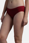 N-Gal Medium Rise Full Coverage Hipster Panty - Maroon — thumbnail 2