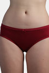 N-Gal Medium Rise Full Coverage Hipster Panty - Maroon — thumbnail 4