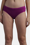 N-Gal Medium Rise Full Coverage Hipster Panty - Purple — thumbnail 1