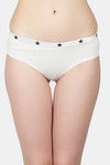 N-Gal High Rise Full Coverage Hipster Panty - White — thumbnail 1