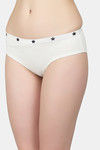 N-Gal High Rise Full Coverage Hipster Panty - White — thumbnail 2