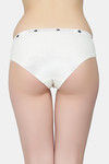 N-Gal High Rise Full Coverage Hipster Panty - White — thumbnail 3