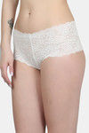 N-Gal High Rise Full Coverage Boyshort - White — thumbnail 2