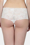 N-Gal High Rise Full Coverage Boyshort - White — thumbnail 3
