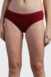 N-Gal Medium Rise Full Coverage Hipster Panty (Pack of 2) - Black Maroon — thumbnail 6