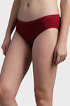 N-Gal Medium Rise Full Coverage Hipster Panty (Pack of 2) - Black Maroon — thumbnail 7