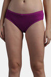 N-Gal Medium Rise Full Coverage Hipster Panty (Pack of 2) - Black Purple — thumbnail 6