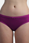 N-Gal Medium Rise Full Coverage Hipster Panty (Pack of 2) - Black Purple — thumbnail 9