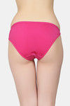 N-Gal Medium Rise Three-Fourth Coverage Hipster Panty (Pack of 2) - Magenta Black — thumbnail 8