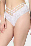 N-Gal Medium Rise Three-Fourth Coverage Bikini Panty - White — thumbnail 2