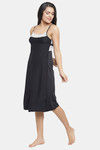 N- Gal Cotton Elastane Camisole - Black — thumbnail 2