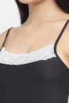 N- Gal Cotton Elastane Camisole - Black — thumbnail 5