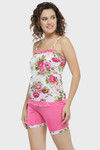 N-Gal Satin Shorts Set - Pink — thumbnail 2