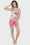 N-Gal Satin Shorts Set - Pink — thumbnail 4