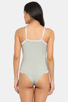 N-Gal Straight Fit Cotton Spandex Teddy - Grey — thumbnail 3