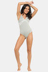 N-Gal Straight Fit Cotton Spandex Teddy - Grey — thumbnail 4