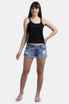 N- Gal Cotton Elastane Camisole - Black — thumbnail 4