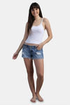 N- Gal Cotton Elastane Camisole - White — thumbnail 4