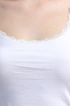N- Gal Cotton Elastane Camisole - White — thumbnail 5