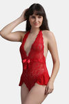 N-Gal Nylon Teddy - Red — thumbnail 2