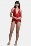 N-Gal Nylon Teddy - Red — thumbnail 4