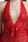 N-Gal Nylon Teddy - Red — thumbnail 5