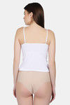 N- Gal Cotton Elastane Camisole - White — thumbnail 3