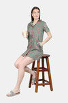 N-Gal Rayon Shirt - Grey  — thumbnail 4