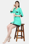 N-Gal Cotton Shirt - SeaGreen  — thumbnail 4