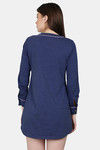 N-Gal Cotton Shirt - NavyBlue — thumbnail 3