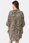 Ms.Lingies Satin Sleep Shirt - Brown — thumbnail 3