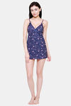 Ms.Lingies Rayon Babydoll With Thong - Blue — thumbnail 4