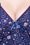 Ms.Lingies Rayon Babydoll With Thong - Blue — thumbnail 5
