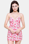 Ms.Lingies Rayon Babydoll With Thong - Pink — thumbnail 1