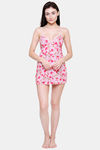 Ms.Lingies Rayon Babydoll With Thong - Pink — thumbnail 4