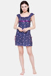 Ms.Lingies Rayon Babydoll With Thong - Blue — thumbnail 4