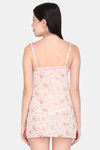 Ms.Lingies Modal Babydoll With Thong - Cream — thumbnail 3