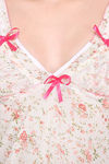 Ms.Lingies Modal Babydoll With Thong - Cream — thumbnail 5