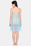 Ms.Lingies Rayon Babydoll With Thong - Blue — thumbnail 3