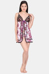 Ms.Lingies Modal Babydoll With Thong - Assorted — thumbnail 4